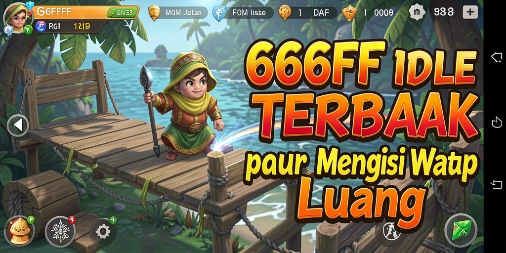 Tampilan gameplay Idle yang menarik dan menghibur di 666FF.