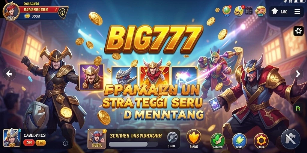 Screenshot permainan BIG777 menampilkan aksi strategi yang mendebarkan.