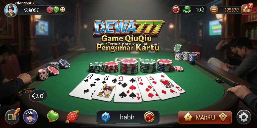 Tampilan gameplay QiuQiu yang seru dan menantang di DEWA777.