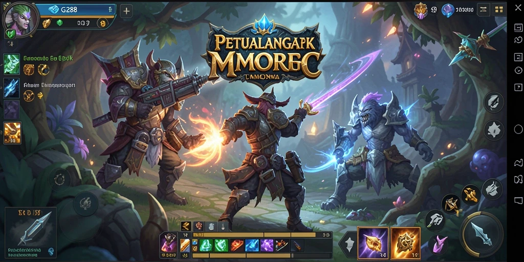 Tampilan gameplay GG288 menunjukkan aksi pertarungan yang mendebarkan.