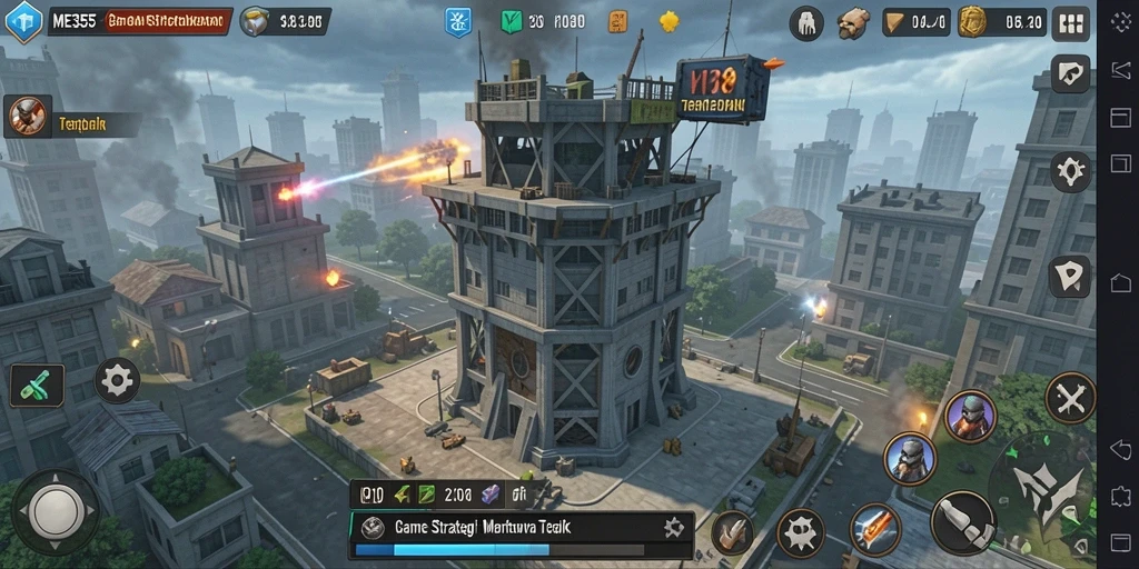 Gameplay seru dan menegangkan dalam ME355 Tower Defense.