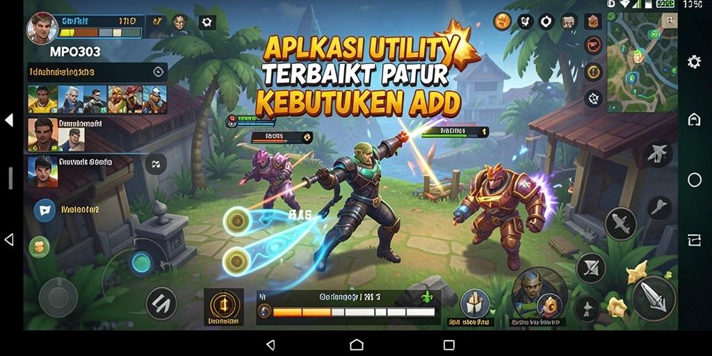 Tampilan menarik dari MPO303 yang memudahkan pengelolaan Utility.