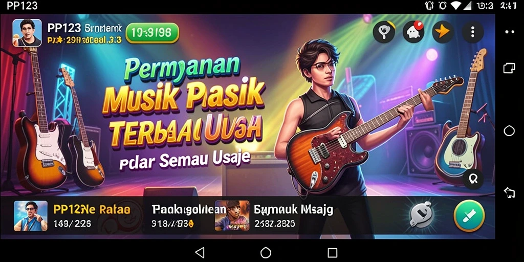 Tampilan gameplay PP123 yang menarik dan interaktif.