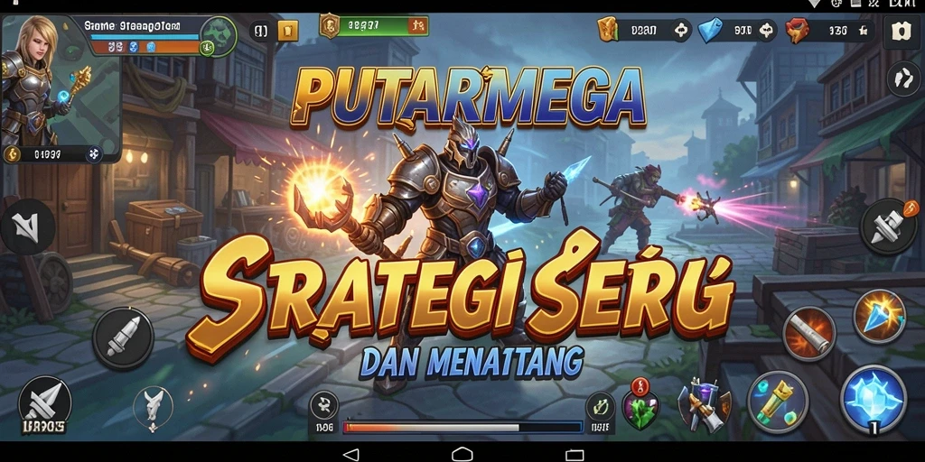 Tampilan gameplay seru dari PUTARMEGA yang penuh strategi.