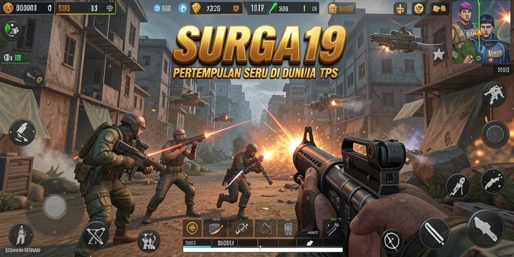 Gameplay seru dan strategi di battlefield SURGA19.