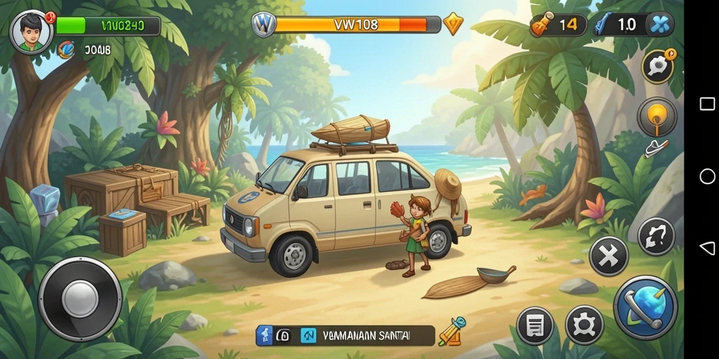 Tampilan gameplay VW108 yang menarik dan intuitif.